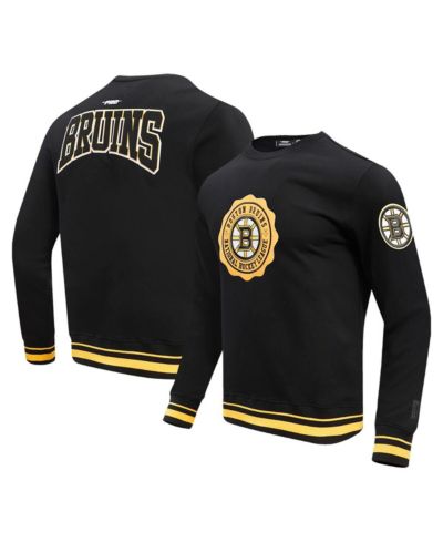 Мужское свитшот Pro Standard Black Boston Bruins Crest Emblem Pullover Sweatshirt