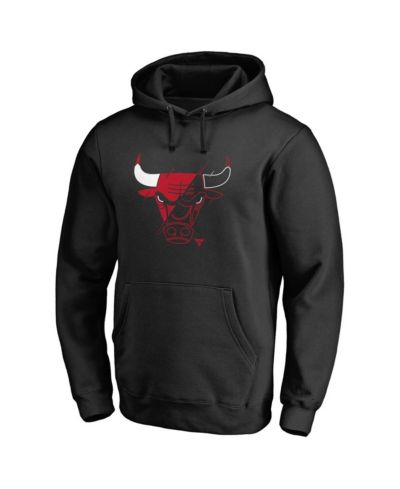 Мужское худи Fanatics Black Chicago Bulls X-Ray с начесом
