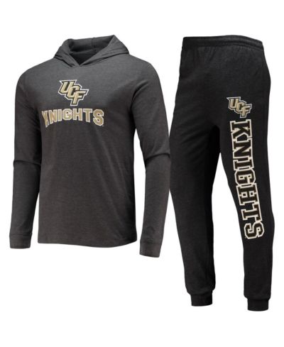 Concepts Sport Мужской комплект для сна: худи с длинным рукавом и джоггеры, черный/угольный