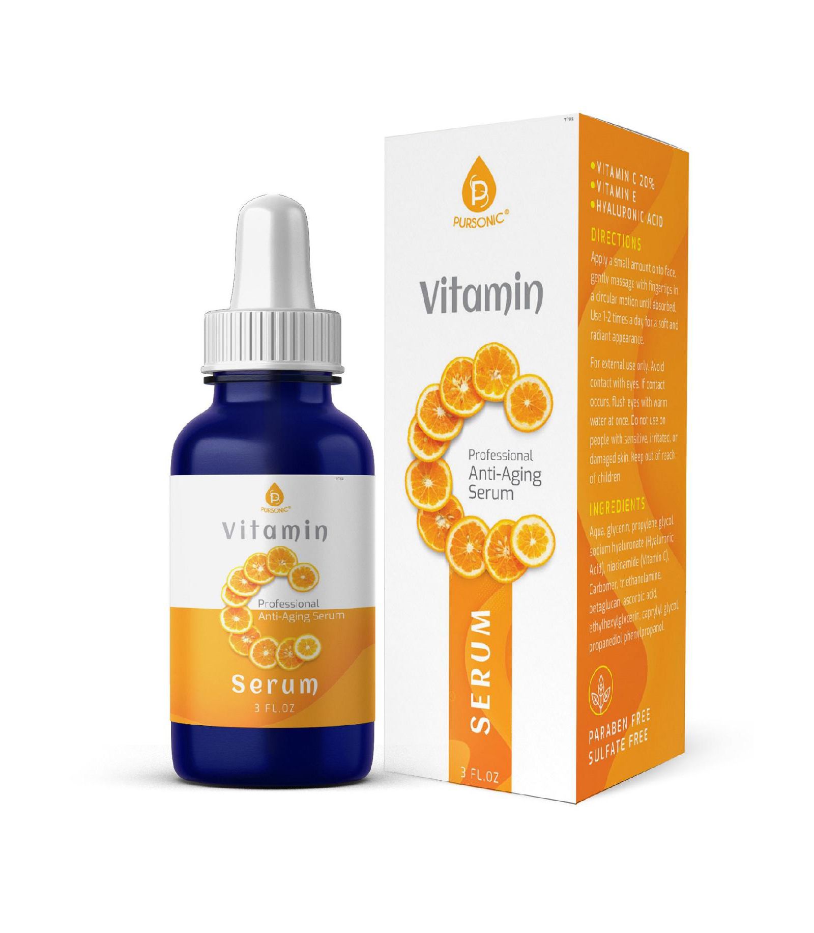 Pursonic сыворотка Vitamin C 20% Anti-Aging