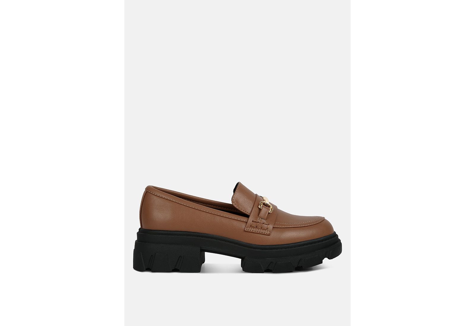Womens oklyn horsebit embellished chunky platform loafers