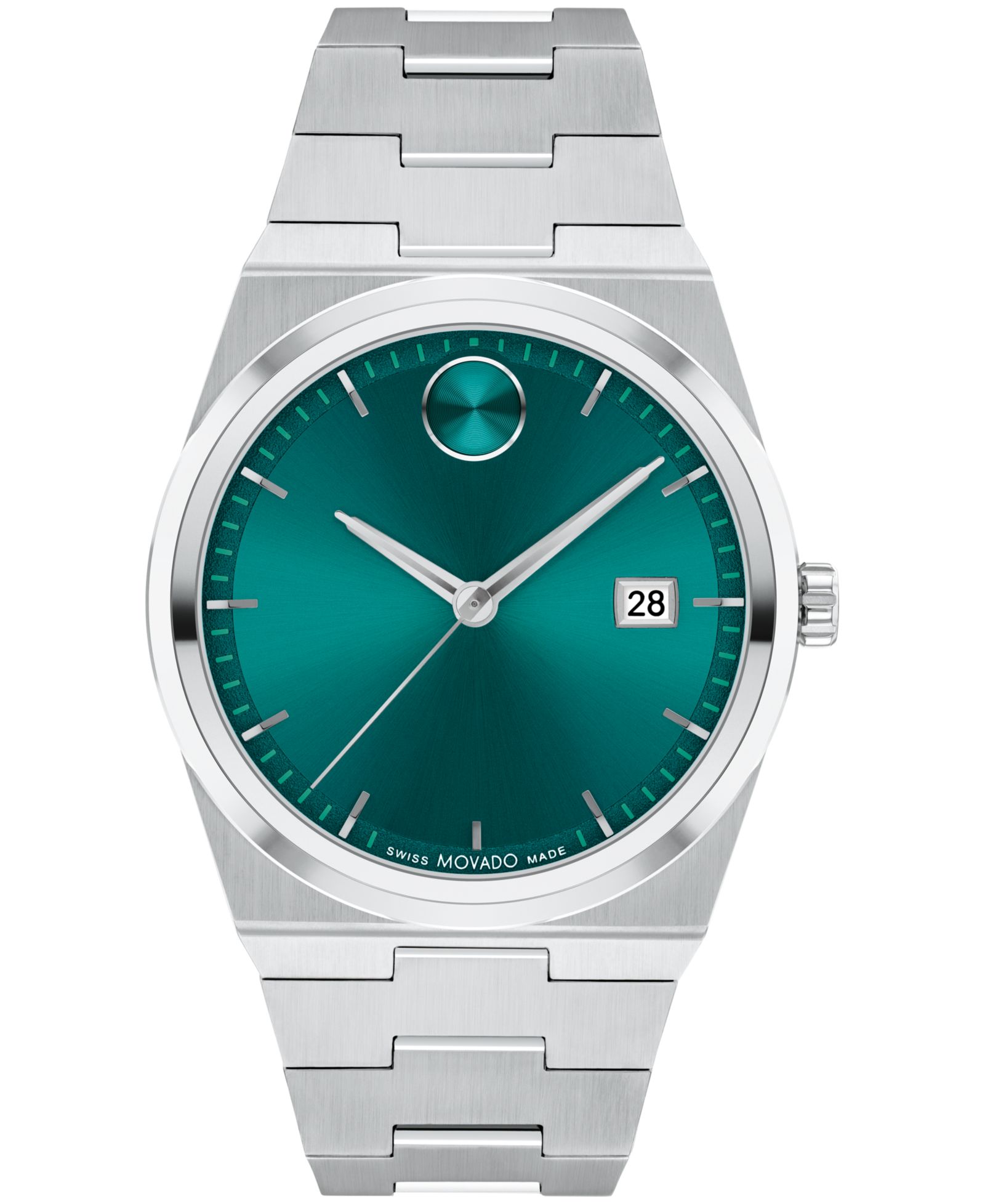 Movado Men's Quest Swiss Quartz Stainless Steel 40mm Watch