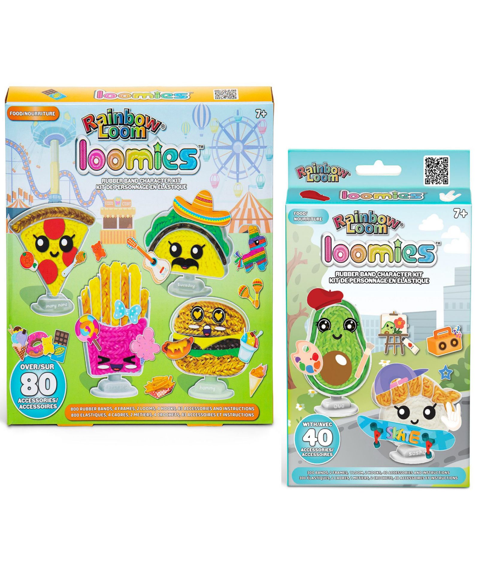 Набор фигурок еды Rainbow Loom Loomies