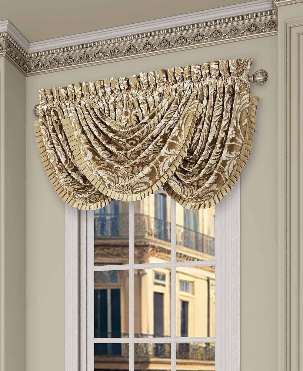Занавеска J Queen New York Aurelia Window Waterfall, 33" x 49"
