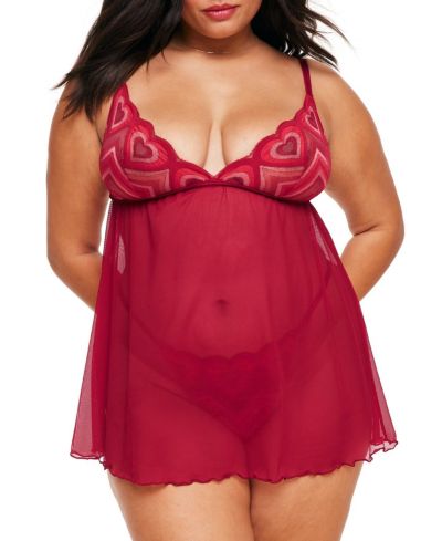 Adore Me Plus Size Babydoll Lingerie