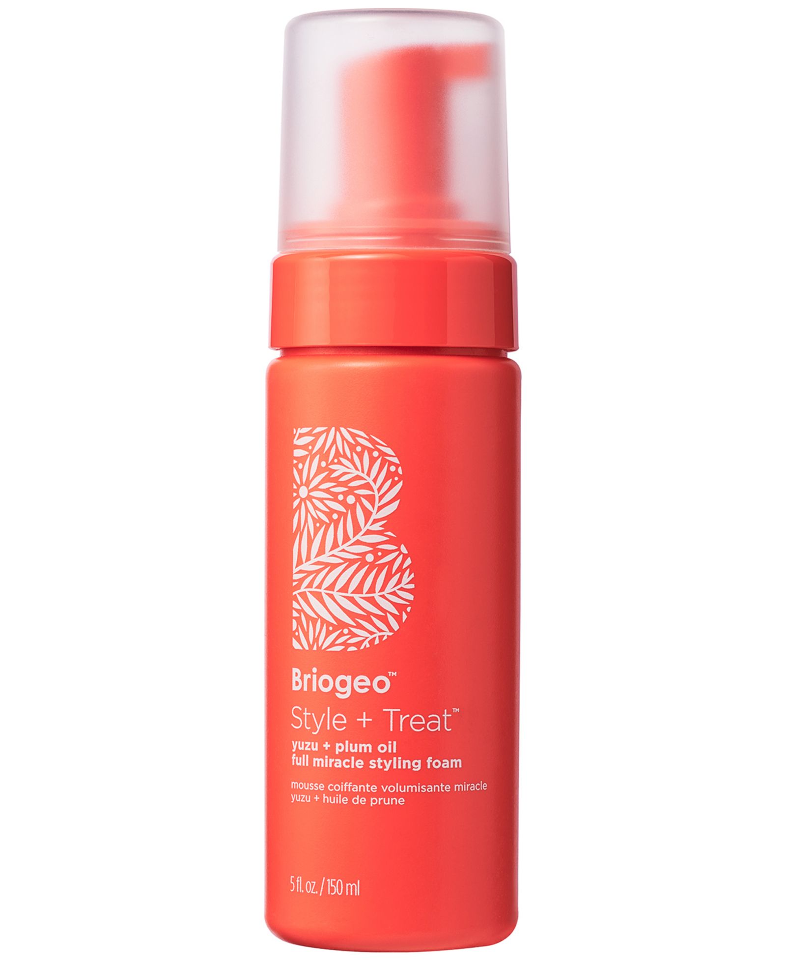 Пена для укладки волос Briogeo Style + Treat Yuzu + Plum Oil, 5 oz.