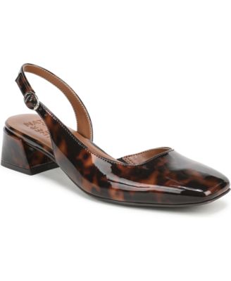Tortoise Brown Faux Patent Leather