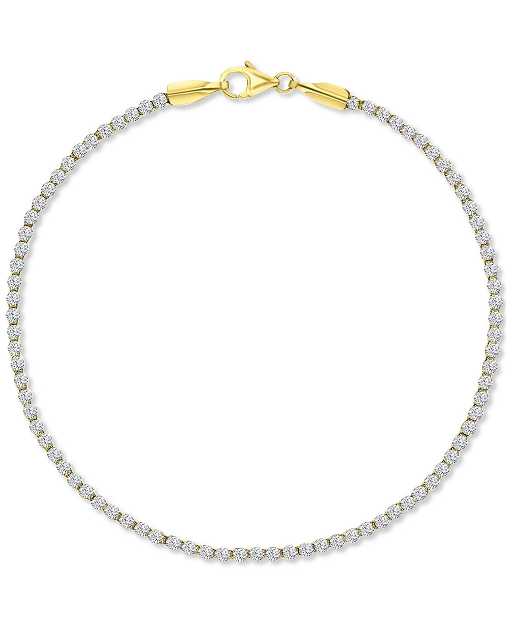 Браслет Cubic Zirconia All-Around Tennis in 10k Gold