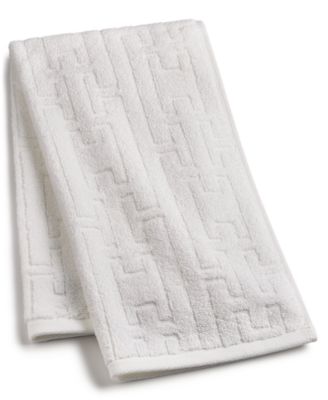 Hotel Collection Sculpted Chain-Link Hand Towel, 16" x 30", Exclusively at Macy’s