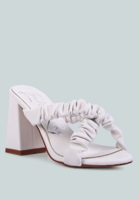 Женские сандалии London Rag Page 3 Scrunchie Strap Block
