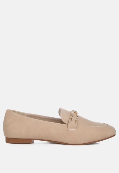 London Rag Women's Tassilo Timeless Faux Leather Horsebit Loafers