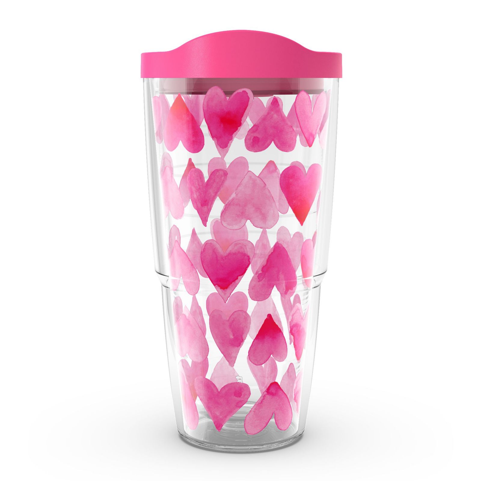 Термокружка Tervis Valentine's Day Pink Hearts Double Walled Insulated 24oz