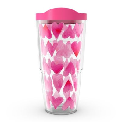 Термокружка Tervis Valentine's Day Pink Hearts Double Walled Insulated 24oz