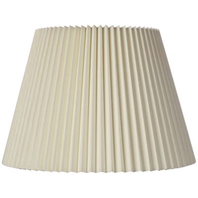 Абажур Springcrest Ivory Linen Knife Pleat, 9" Top x 14.5" Bottom x 10" High