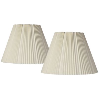 Springcrest комплект абажуров Empire Lamp Shades, Eggshell, 9" Top x 17" Bottom x 12.25" High