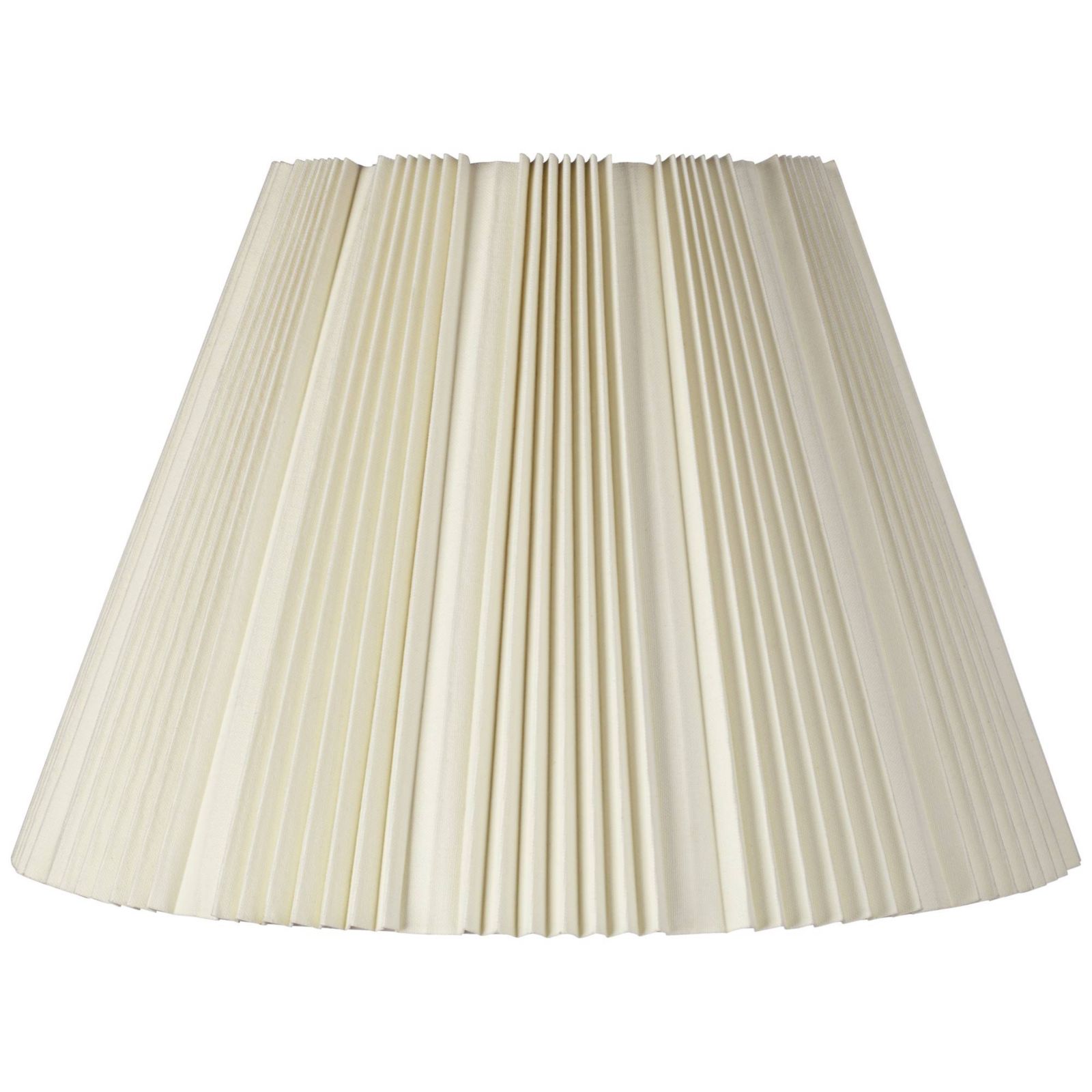 Абажур Springcrest Eggshell плиссированный, Extra Large, 10" Top x 19" Bottom x 12 1/4" High