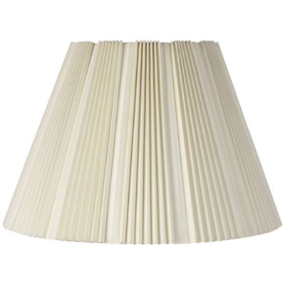 Абажур Springcrest Eggshell плиссированный, Extra Large, 10" Top x 19" Bottom x 12 1/4" High