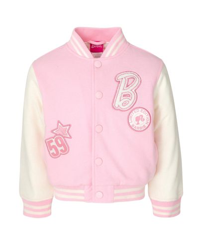 Детская куртка Barbie Girls French Terry Varsity Bomber