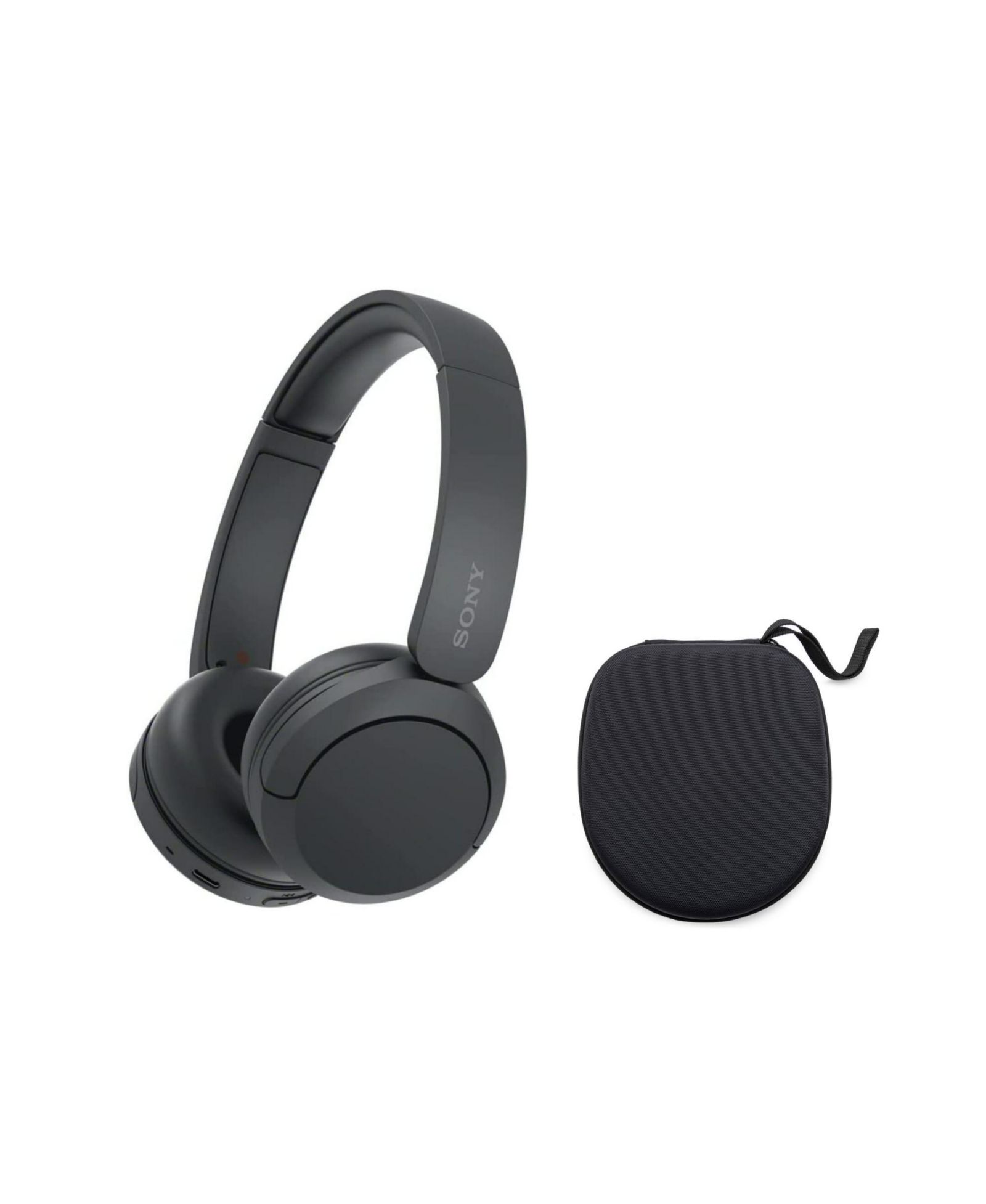 Sony WH-CH520 Беспроводные Bluetooth наушники (Black) с жестким кейсом
