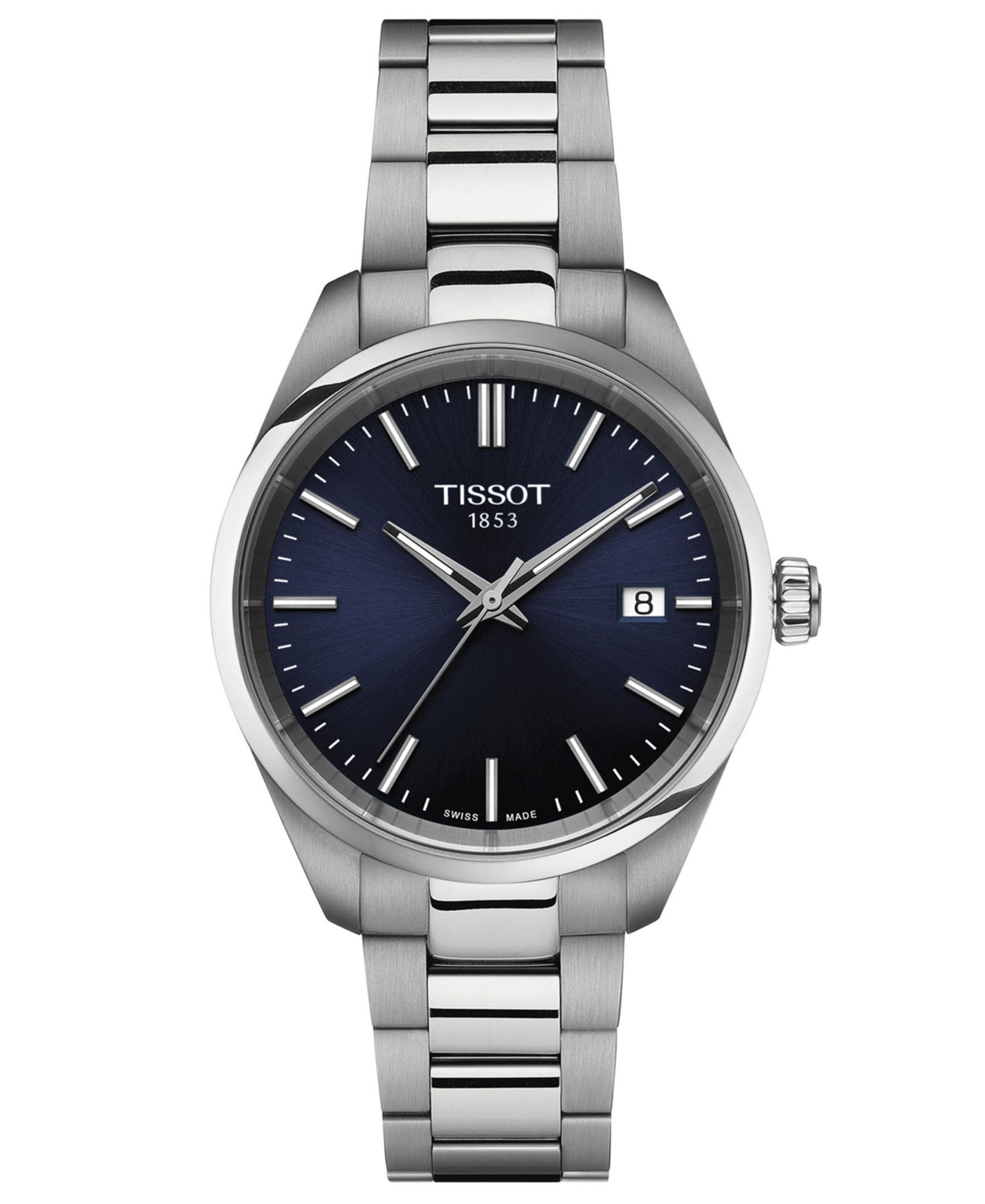 Tissot Унисекс швейцарские часы PR 100 из нержавеющей стали, 34mm