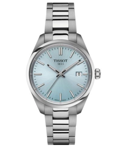Tissot Unisex Swiss PR 100 Stainless Steel Bracelet Watch 34mm