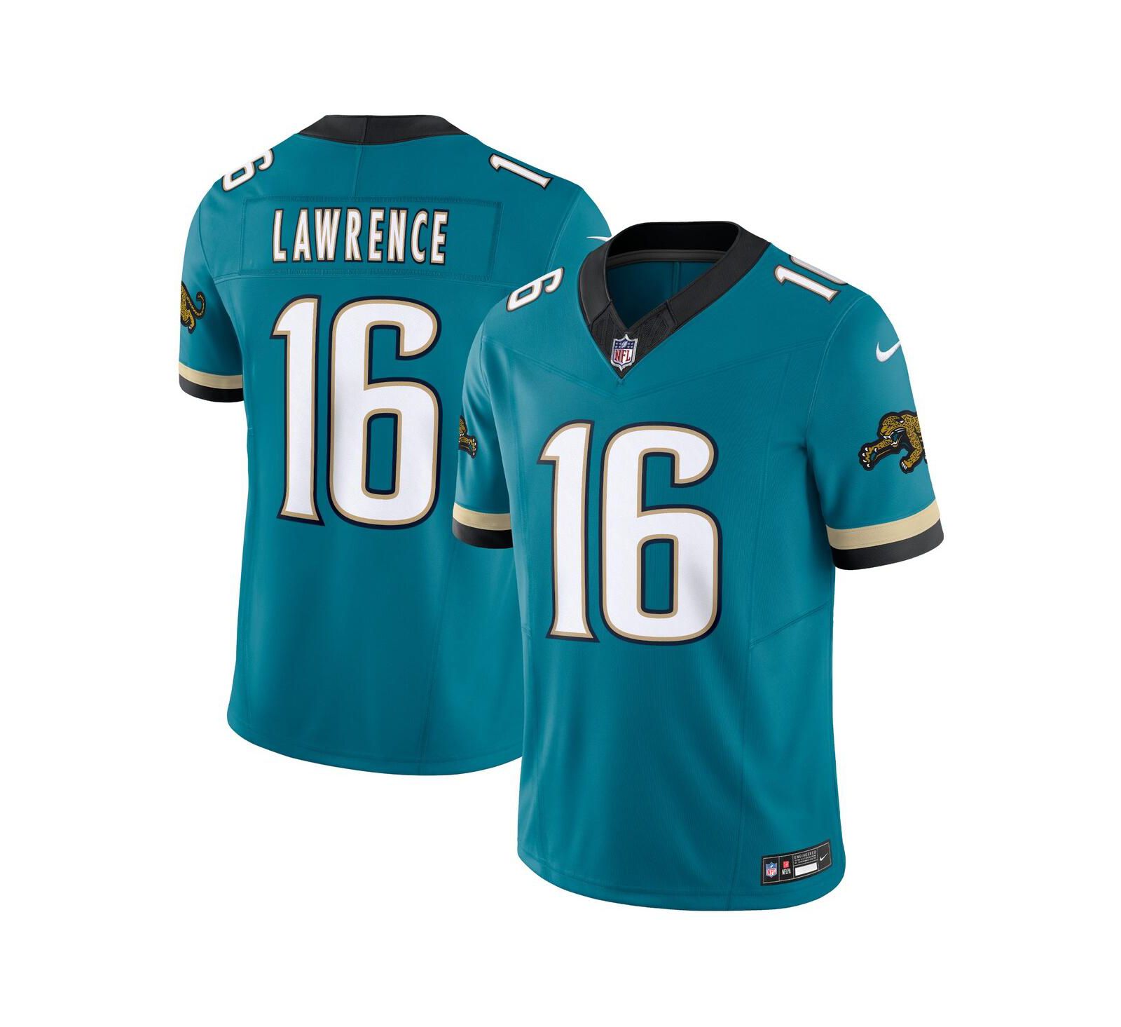 Nike мужская джерси Trevor Lawrence Jacksonville Jaguars, лимитированная серия Vapor F.U.S.E.