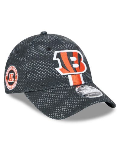 Мужская кепка New Era Cincinnati Bengals 2024 Sideline 9FORTY Stretch-Snap, черная