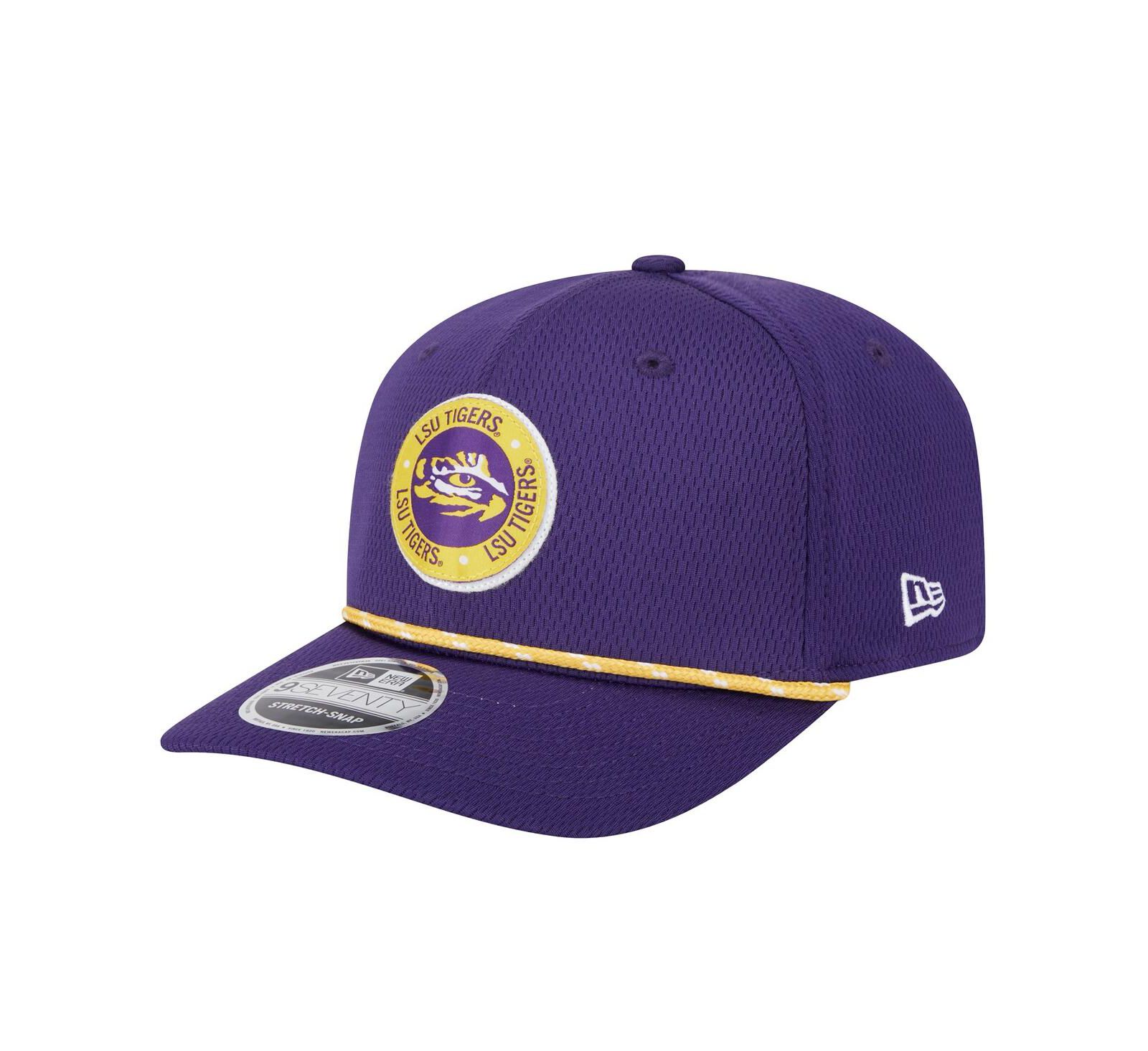 New Era Мужская кепка LSU Tigers COOLERA 9SEVENTY с ремешком