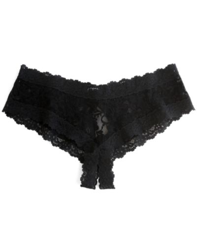 Hanky Panky Нижнее белье After Midnight, кружевные трусики-хипстер с открытой промежностью, 482921