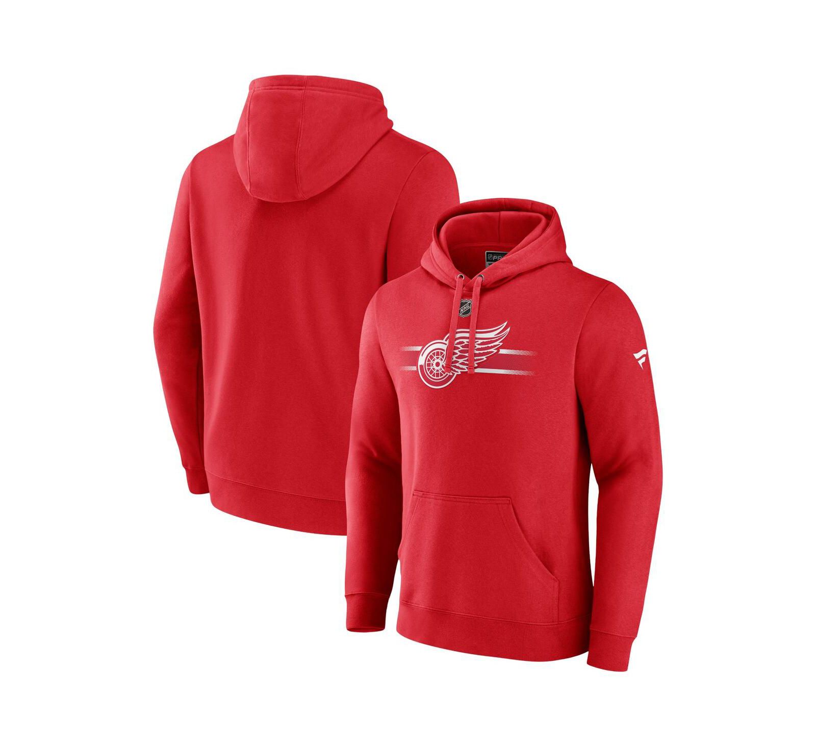 Мужской свитшот Fanatics Detroit Red Wings Authentic Pro Secondary, красный