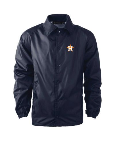 Мужская ветровка Dunbrooke Navy Houston Astros Coach's Raglan Full-Snap Windbreaker Jacket