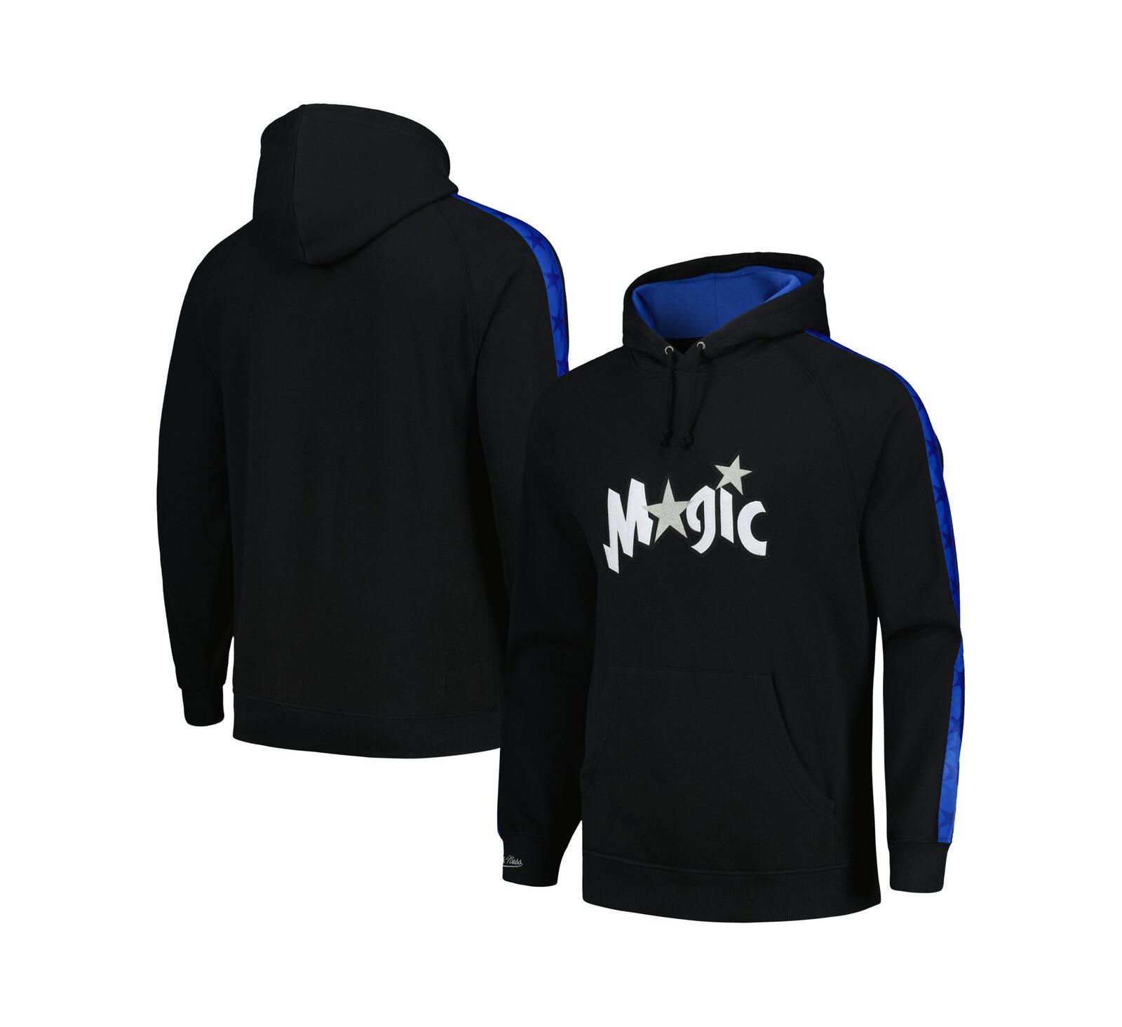 Mitchell & Ness Мужское худи Raglan Pullover Orlando Magic Hardwood Classics Nights черный