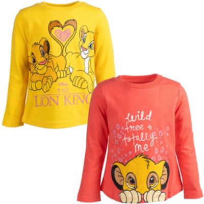 Lion King Girl's (2T-12) Disney Nala Simba 2 Pack T-Shirts