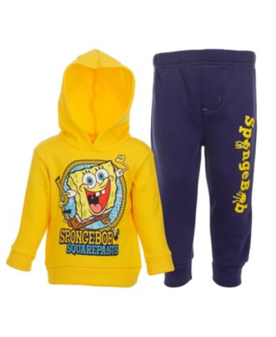 Комплект Nickelodeon SpongeBob Square Pants Fleece Pullover Hoodie и брюки для детей и малышей