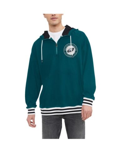 Мужское худи Tommy Hilfiger Midnight Green Philadelphia Eagles Aaron Quarter-Zip