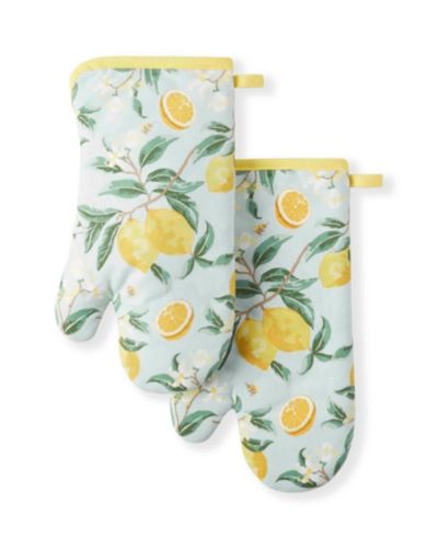 Martha Stewart Printed Oven Mitt 7" x 13" 2 Pk