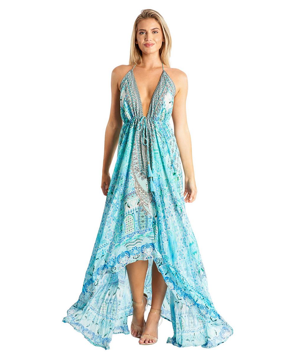 Женское платье La Moda Clothing Maxi halter neck