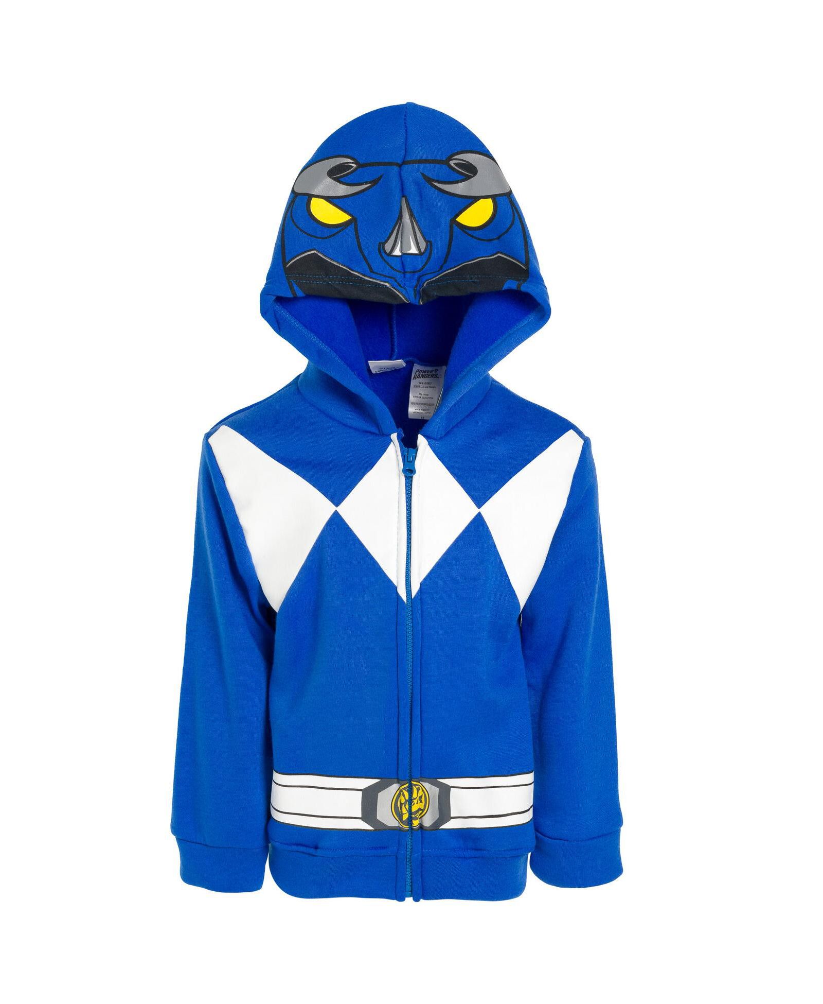 Power Rangers худи Power Rangers Blue Ranger Red Ranger Black Ranger с молнией для детей/мальчиков