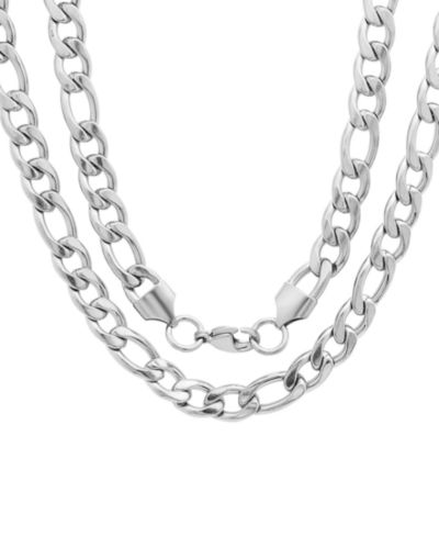 Мужская серебристая цепь STEELTIME Franco, 24"