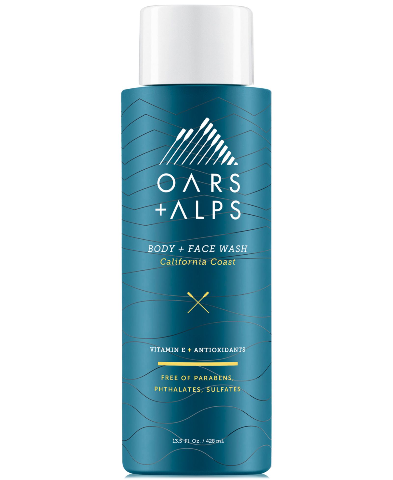 Oars + Alps California Coast Body + Face Wash, 13.5 oz.