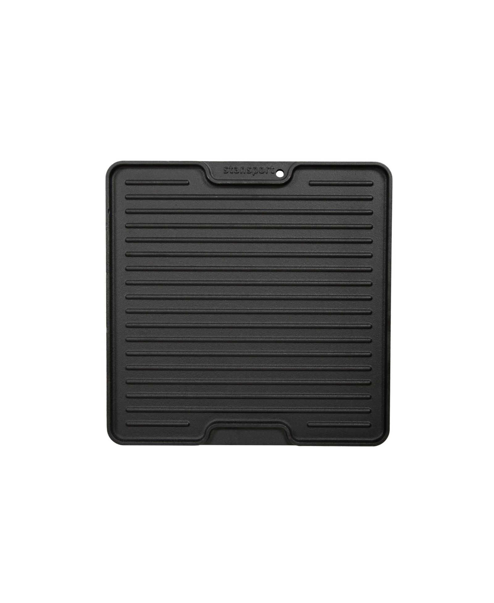 Stansport Pre-Seasoned Cast Iron Griddle with Lid Lifting Hole  - 15" surface