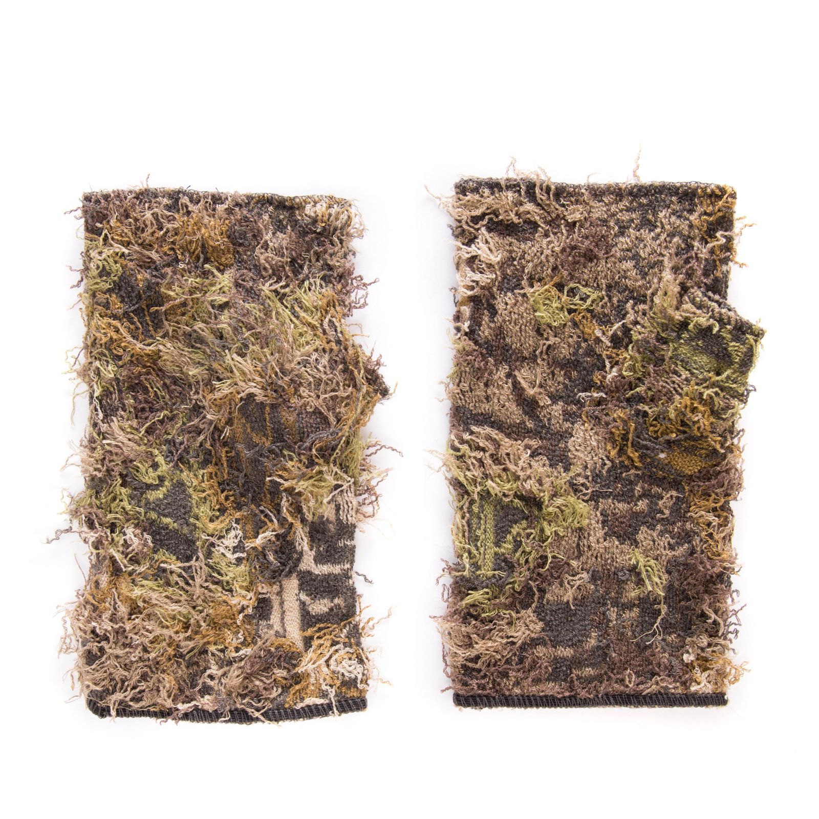 Унисекс перчатки MUK LUKS Fingerless Camo Grass, One Size