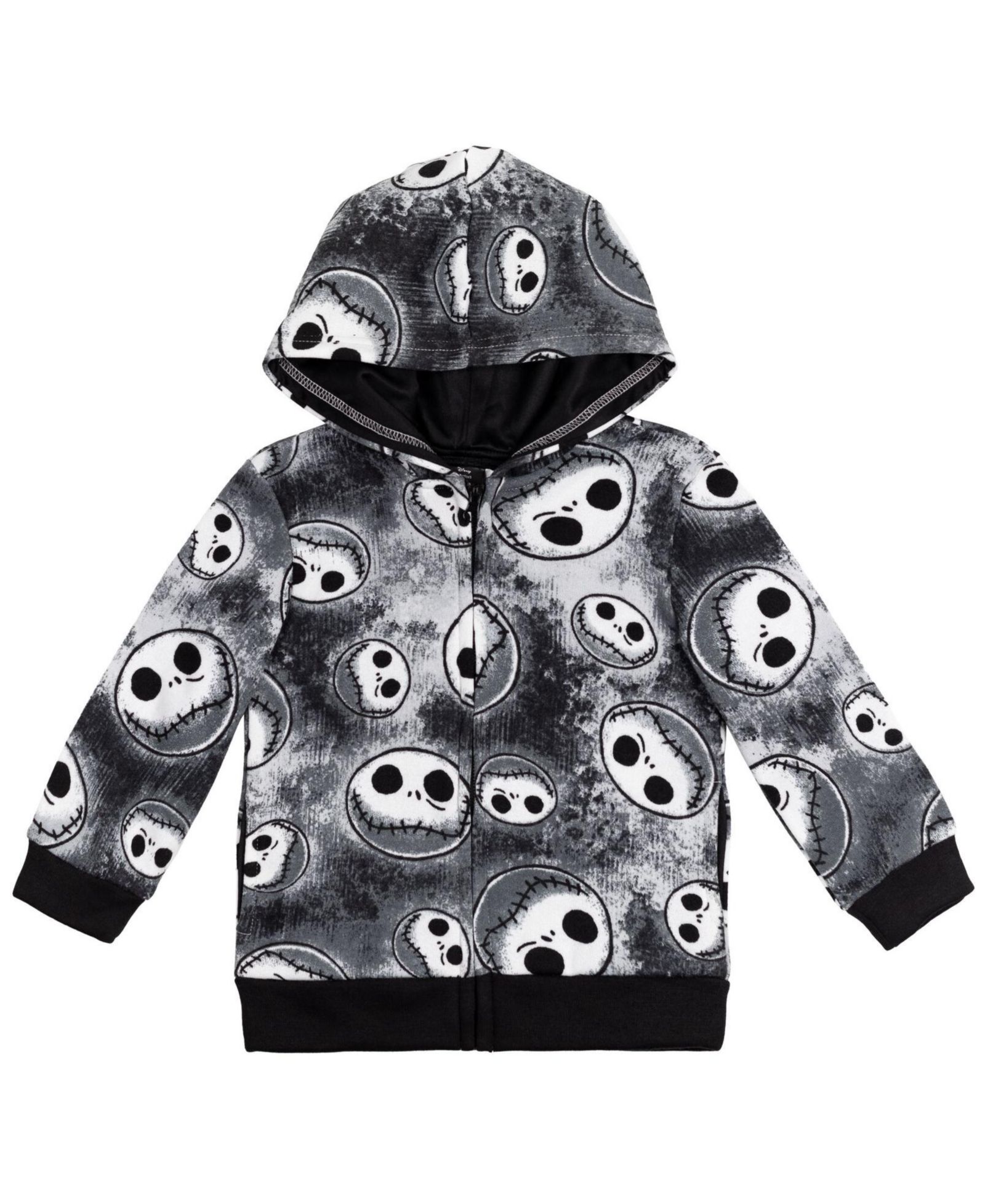 Disney Nightmare Before Christmas флисовое худи Jack Skellington для малышей и мальчиков