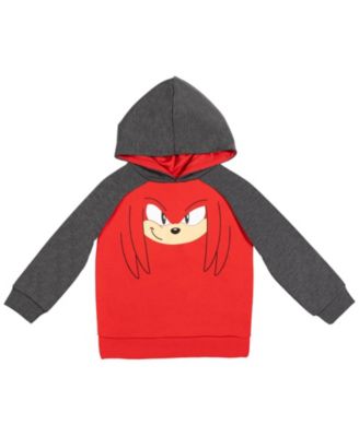 Sega Little Boys Toddler|Child ( 4 to 18 -20 ) The Hedgehog Knuckles Pullover Hoodie