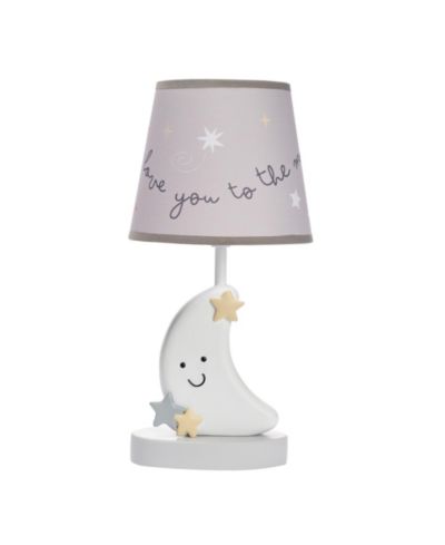 Bedtime Originals Детская лампа Little Star Celestial Moon с абажуром и лампочкой