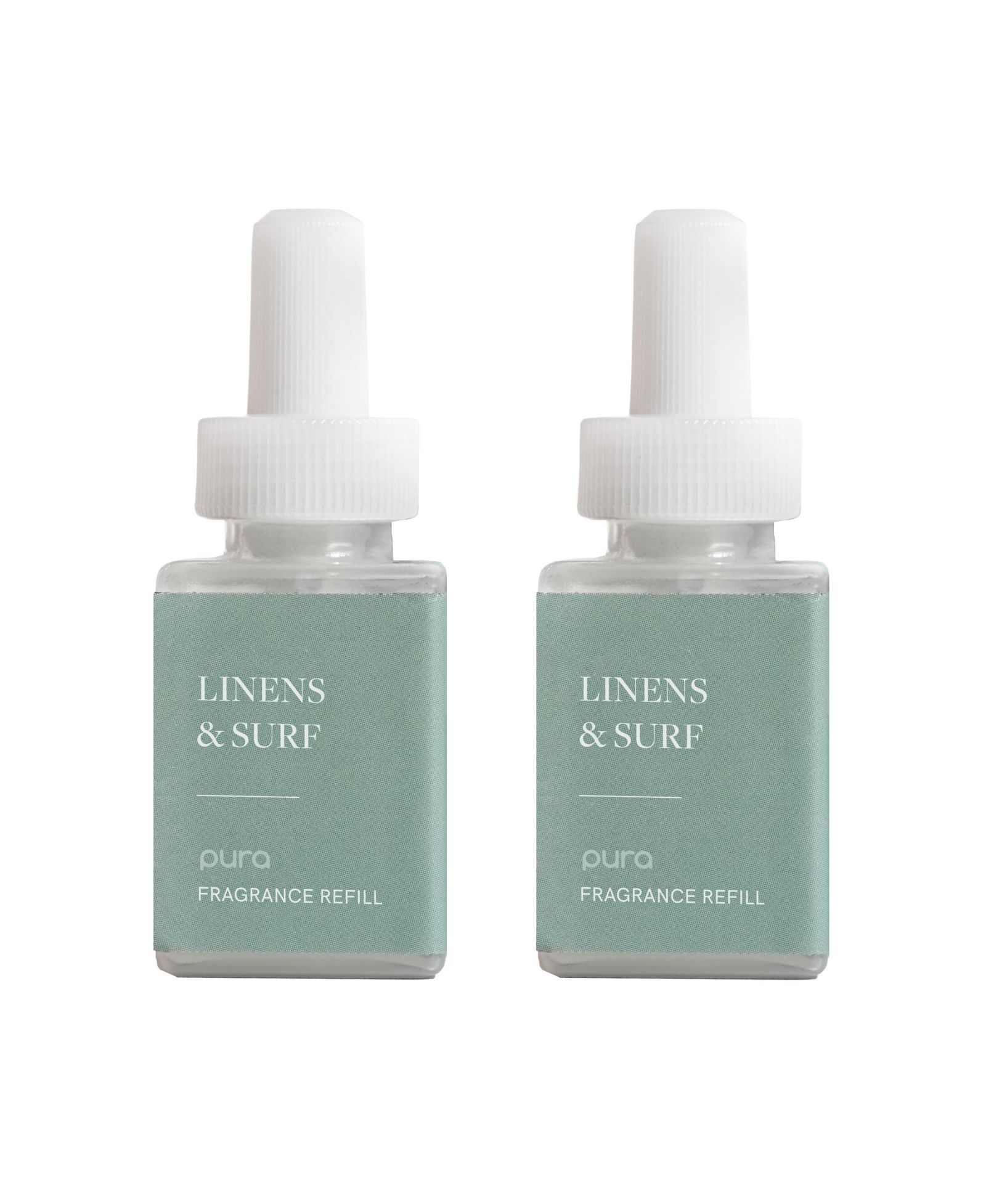 Pura Linens and Surf Smart Home Air Diffuser Fragrance Smart Home Scent Refill до 120 часов аромата на одну заправку - 2 шт.