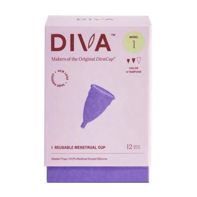 Менструальная чаша Diva Cup BPA-Free многоразовая, без протеканий, до 12 часов защиты, модель 1