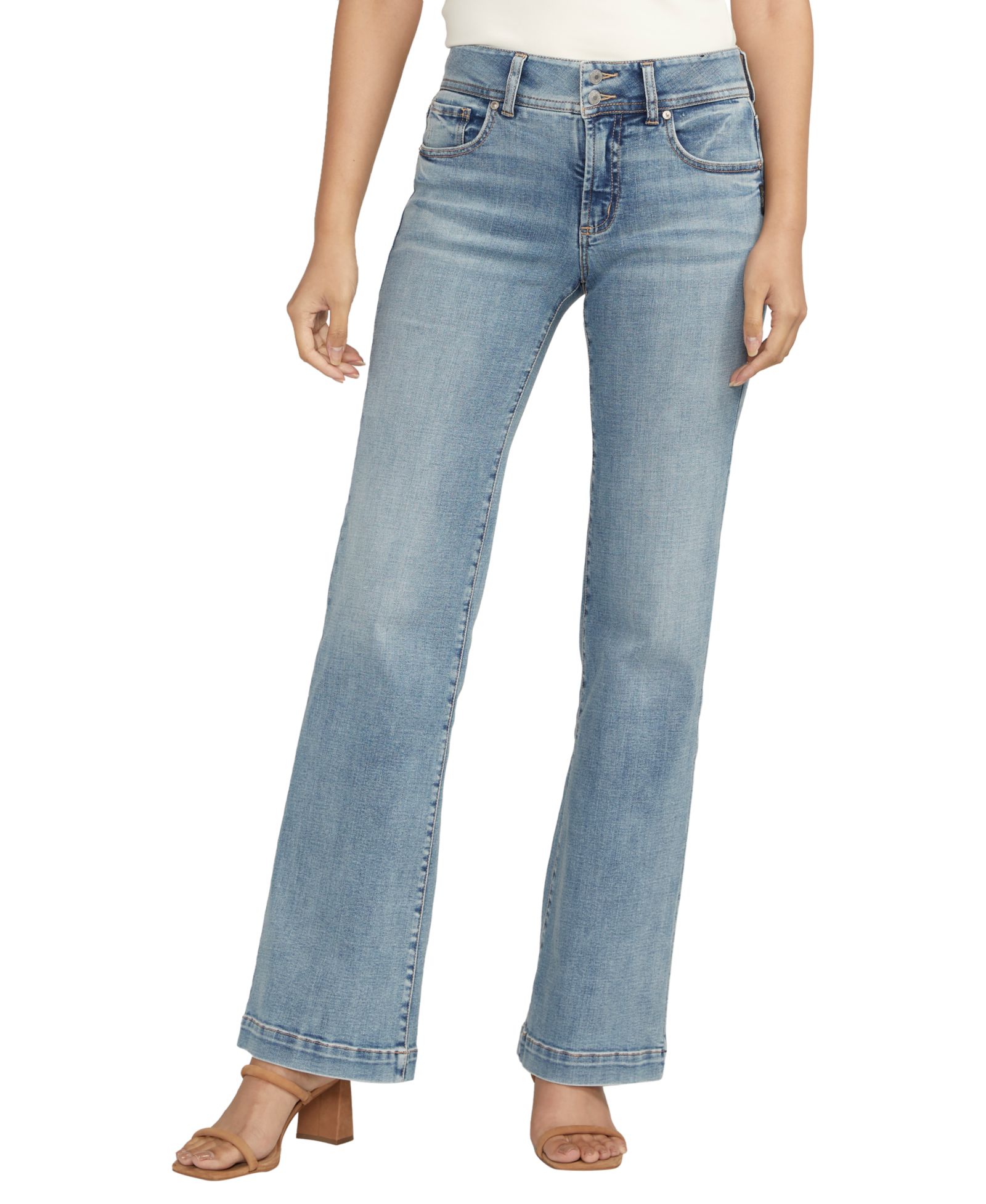 Silver Jeans Co. Женские джинсы Suki Mid Rise Curvy Fit