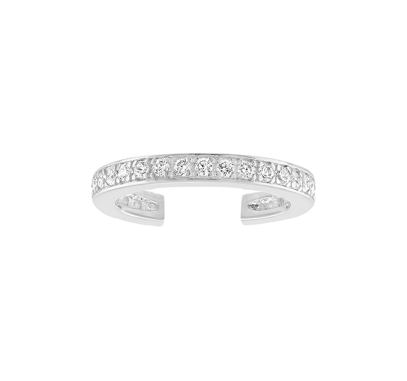 Серьга-кафф BEN ONI Simple Pave в 14K золоте поверх стерлингового серебра или из стерлингового серебра