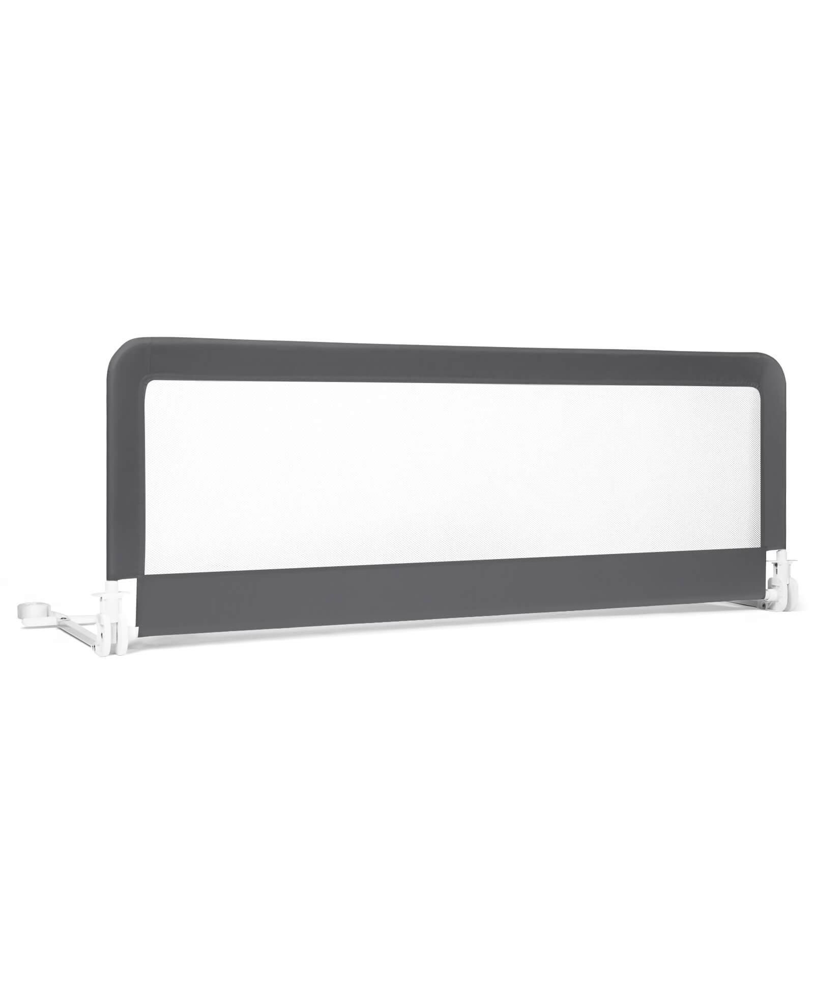 Ограждение для детской кроватки Slickblue 59 Inch с ремнем безопасности и сетчатым защитным экраном